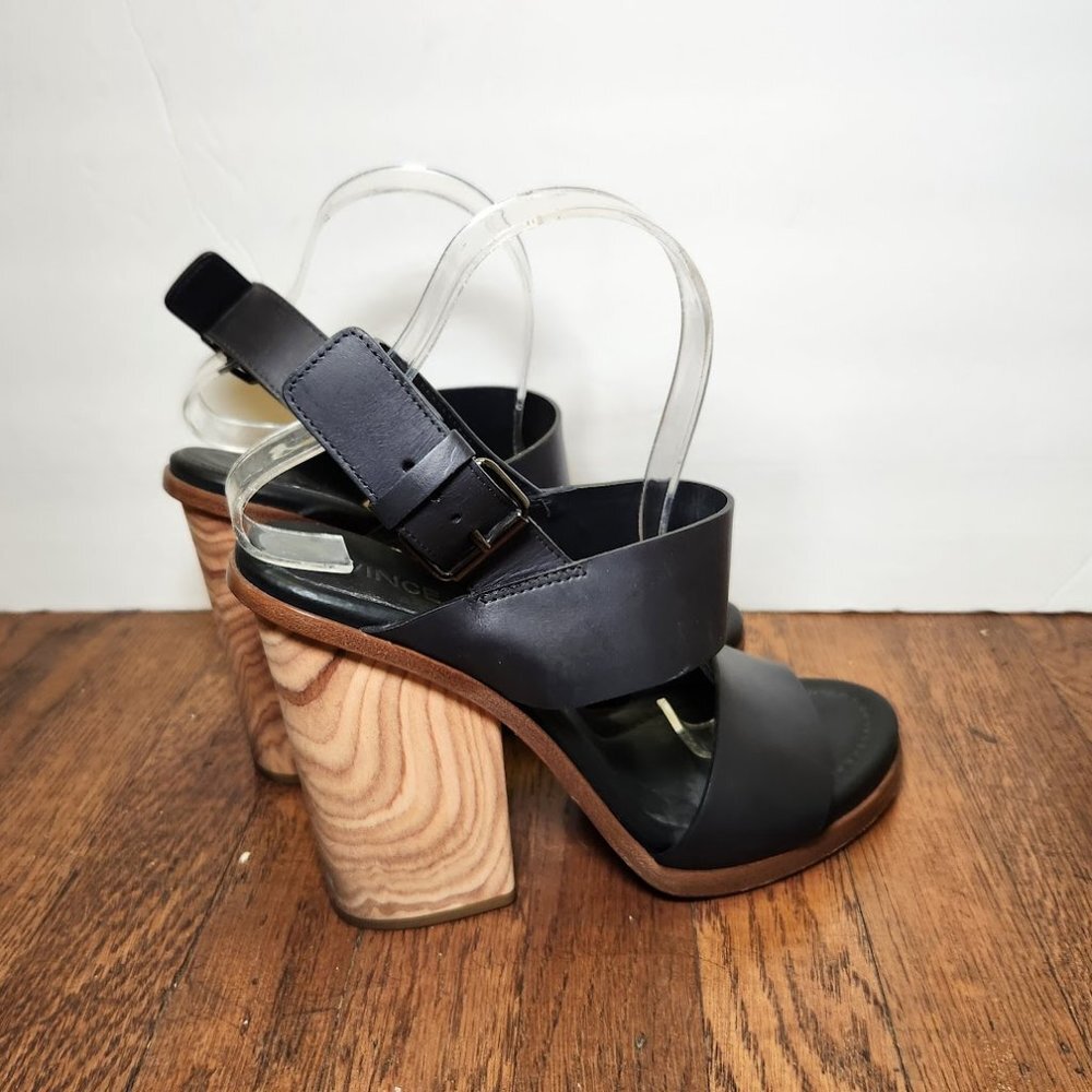 Vince Black Heeled Sandals View 5